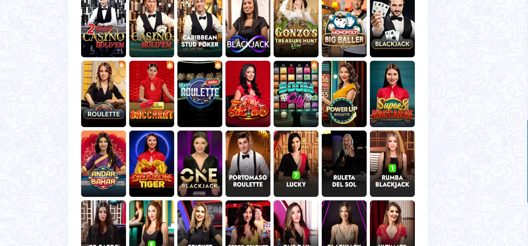 пример главного меню казино R7 и колесо фортуны